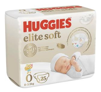 Продаю 2 пачки Huggies elite soft для новорожденного