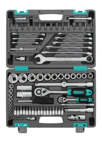 Набор инструментов STELS 82 пр, почти новый пользовались несколько раз.