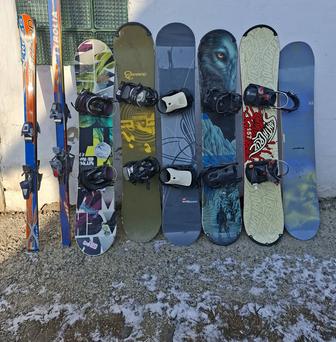 Продам сноуборд и лыжи горные