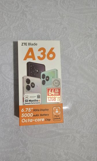 Продам смартфон новый ZTE Blade A36