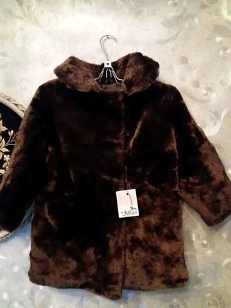 Продам детскую винтажную шубку цигейковую Литва