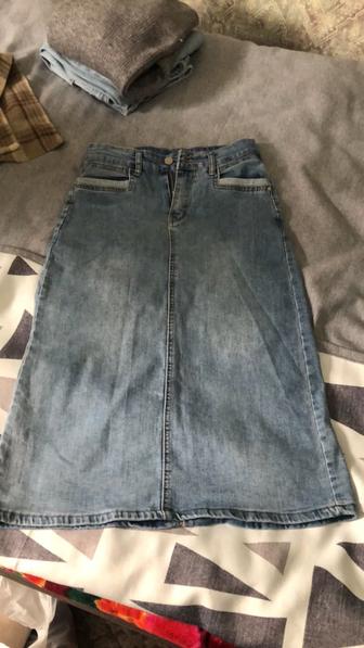 Джинсовая юбка