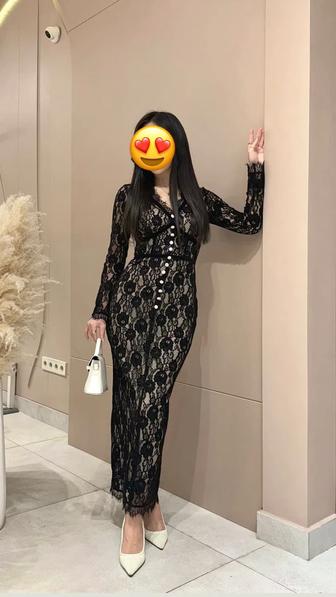 Элегантное кружевное платье