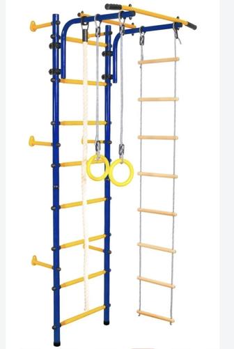 Шведская стенка Турник,канат,кольца,канадская лестница