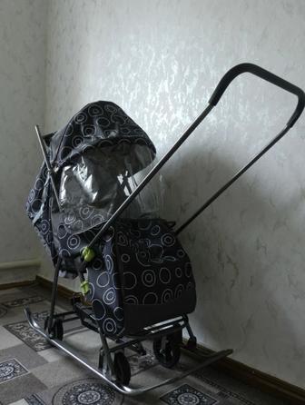 Зимние санки-коляска в отличном состоянии