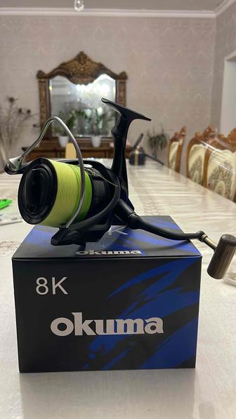 Продам карповую катушку Okuma 8k