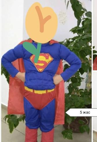 Супермен с бицепсами Новогодний костюм на 5лет