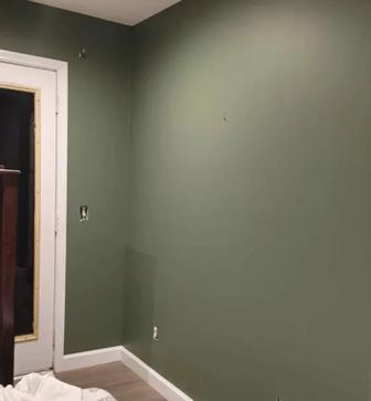 Покраска стен, закатка, побелка, ремонт по городу Алматы