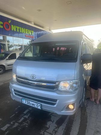 Пассажирские перевозки аренда минивэна трансфер развозка тойота хайс hiace