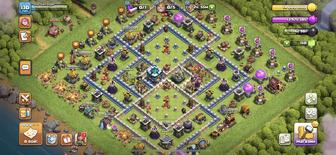 Продаю аккаунт clash of clans 13тх