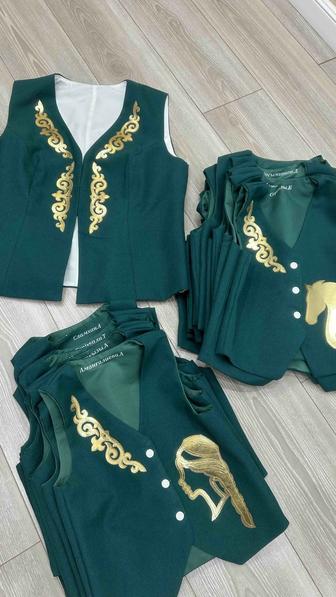 Школьные этно жилетки , банты , бабочки на заказ