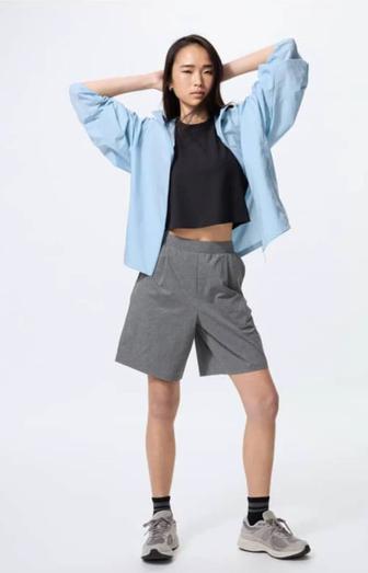 Шорты лен Uniqlo