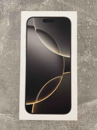 Продается запечатанный IPhone 16 pro max 256GB куплен в технодоме.