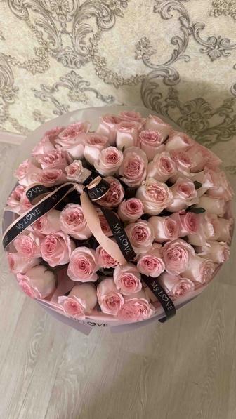 Роза букет 51