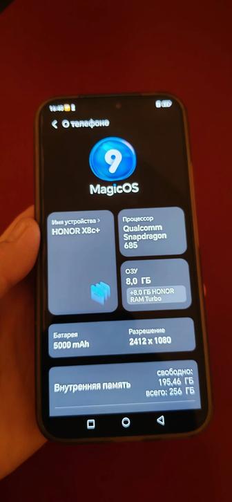 Honor x8c plus сатылады почти новый