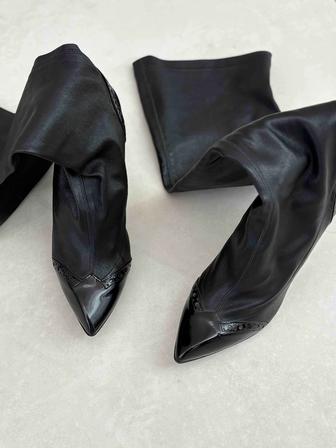 Винтажные новые ботфорты (Италия)