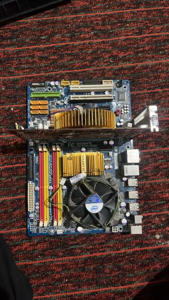 Материнская плата Gigabyte GA-EP45-DS3L процессор Intel, б/у