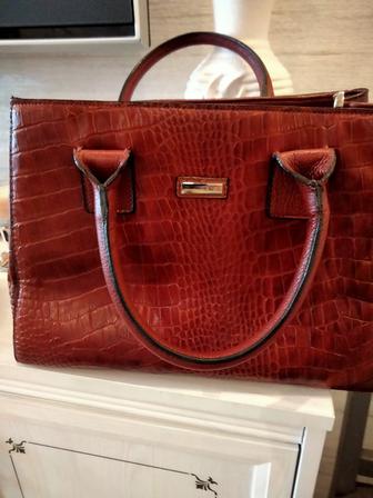 Сумка натуральная кожа под рептилию