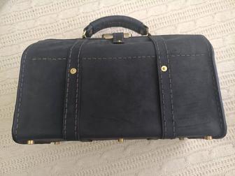 Саквояж, сумка из натуральной кожи