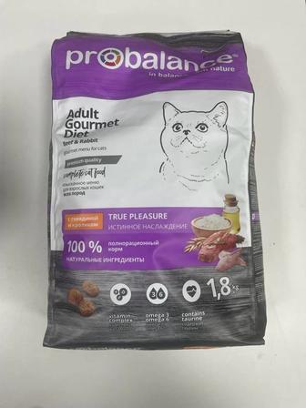 Корм Probalance Premium кролик, говядина 1.8 кг