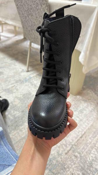 Кожаные сапоги детские