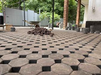 Укладка брусчатки