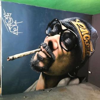 Роспись стен для компьютерных клубов и коммерческих помещений