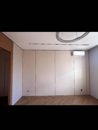 Установка бамбуковых панелей