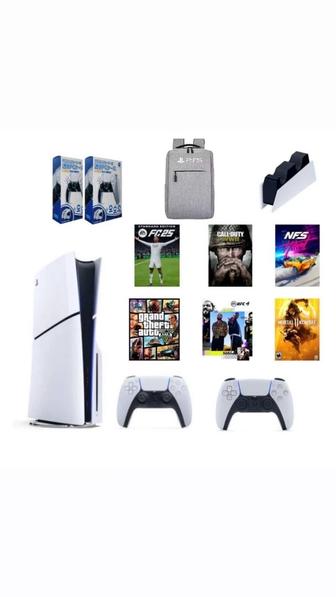 PlayStation 5 Slim с дисководом 1ТБ