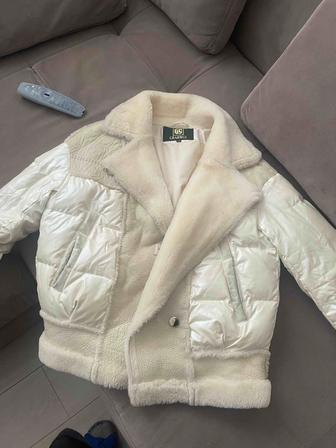 Пуховик комбинированый