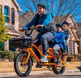 Грузовой электровелосипед для курьеров