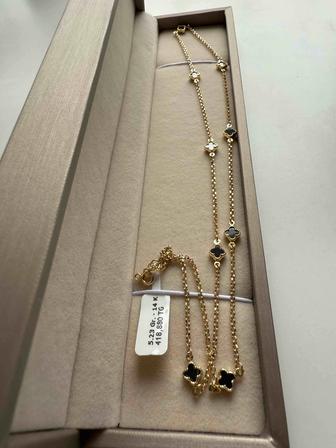 Продам золотое колье Van Cleef