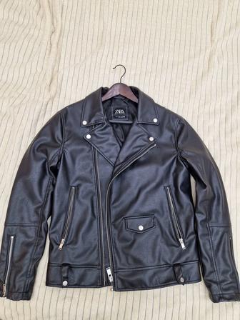 Мужская кожаная куртка (косуха) ZARA