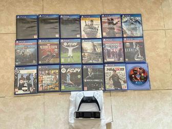 Игры на дисках на Playstation 5 ps 4 пс mk1 GtaV человек паук джойстик