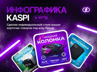 Инфографика каспи дизайн карточек
