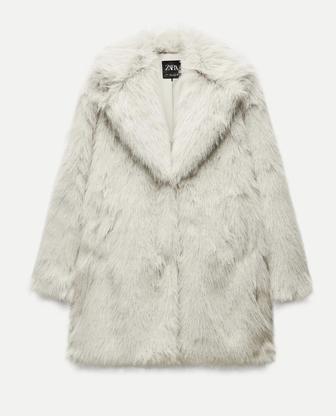 Шуба из искусственного меха Zara