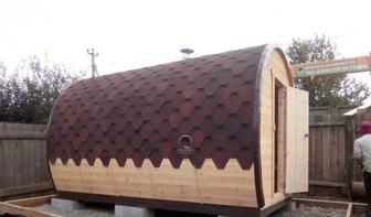 Баня модульная бочка
