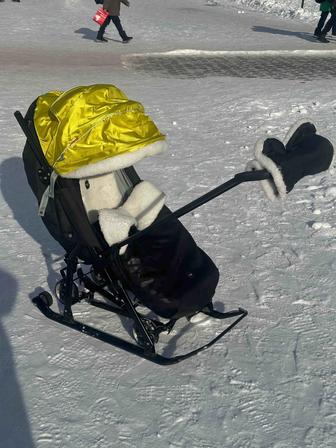 Зимние санки утепленные