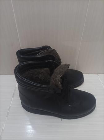 Ботинки ортопедические кожаные