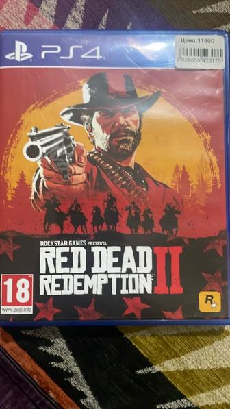 Red dead redemption 2 диск на PS4