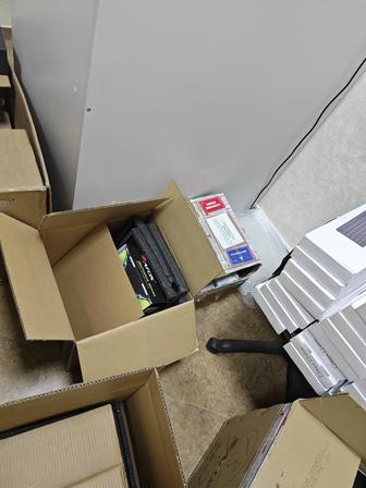 Коробки целы от компьютерных комплектующих