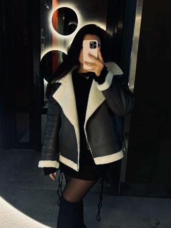 Стильная женская дубленка в идеальном качестве