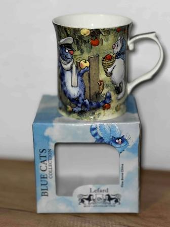 Кружки бренда Lefard из серии Синие коты