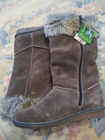 Продам сапоги женские зимние противоскользящие замшевые, размер 40