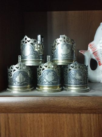 Серебренные подстаканники