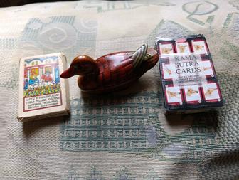 Шкатулка уточка классная винтаж редкость