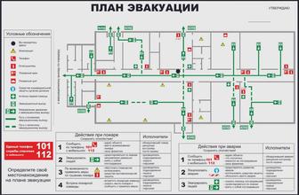 Разработка планов эвакуации