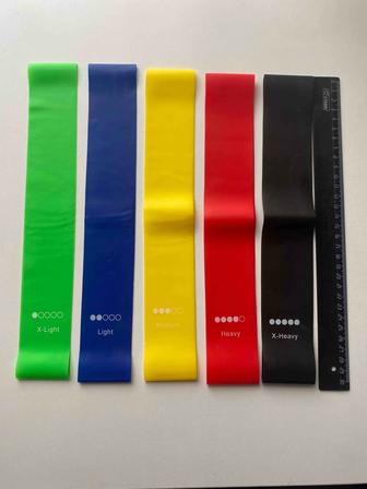 Фитнес резинки набор из 5 штук