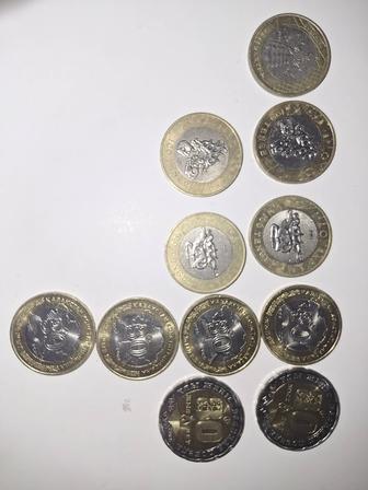 Монетки номиналом 100 и 200 тенге Продаю каждую за 5-10 тысяч