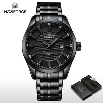 Мужские кварцевые наручные часы Navi Force новые в подарочной упаковке